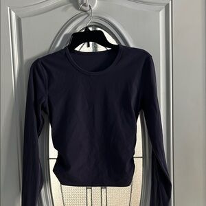 lululemon athletica Deep Blue Long Sleeve Top